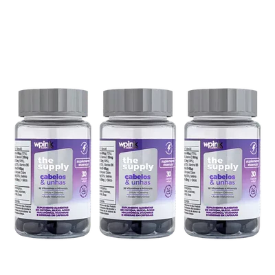 Kit 3 cabelos e unhas - wp