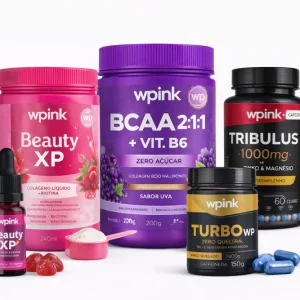 Kit Beauty & Power: Colágeno + BCAA + Tribulus + Turbo WP